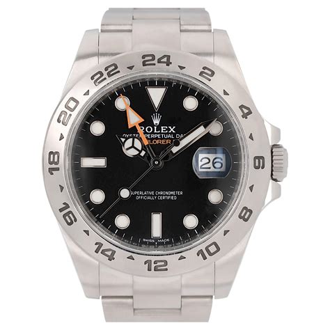 rolex acciao|rolex explorer watch black dial.